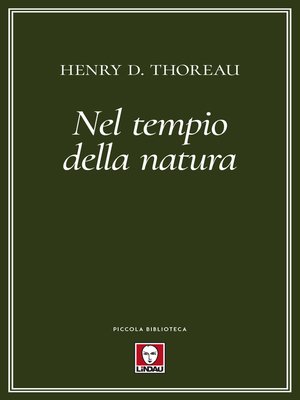 cover image of Nel tempio della natura